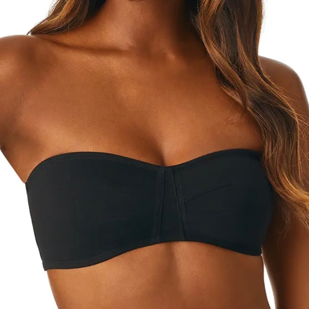 On Gossamer Cabana Seamless Strapless Cotton Blend Badeau